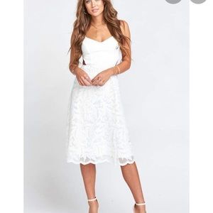 Show me your mumu claire cutout dress white